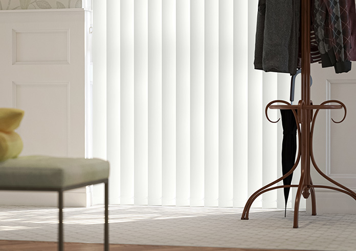 Palermo (Blackout), White - Vertical Blind - Image 5